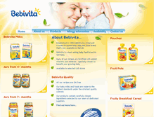 Tablet Screenshot of bebivita.co.uk